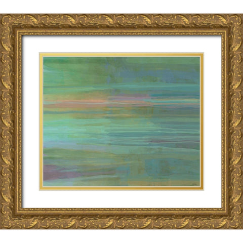 Passive I Gold Ornate Wood Framed Art Print with Double Matting by Tienhaara, Michael