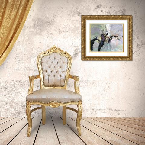 Dispassion I Gold Ornate Wood Framed Art Print with Double Matting by Tienhaara, Michael