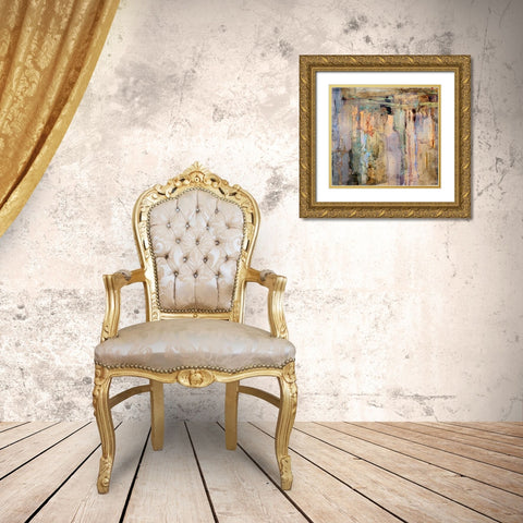 Musings I WC V I Gold Ornate Wood Framed Art Print with Double Matting by Tienhaara, Michael
