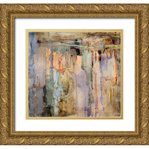 Musings I WC V I Gold Ornate Wood Framed Art Print with Double Matting by Tienhaara, Michael