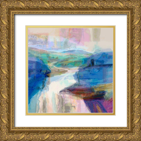 Grandeur II Gold Ornate Wood Framed Art Print with Double Matting by Tienhaara, Michael