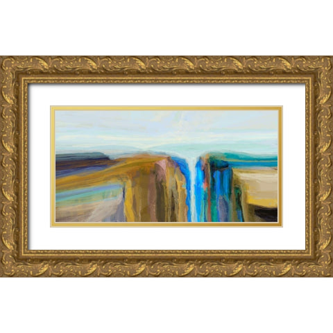 Formation III Gold Ornate Wood Framed Art Print with Double Matting by Tienhaara, Michael