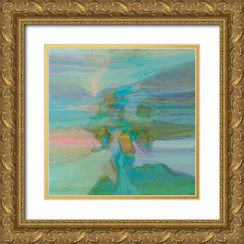Passive I Landscape Version I Gold Ornate Wood Framed Art Print with Double Matting by Tienhaara, Michael