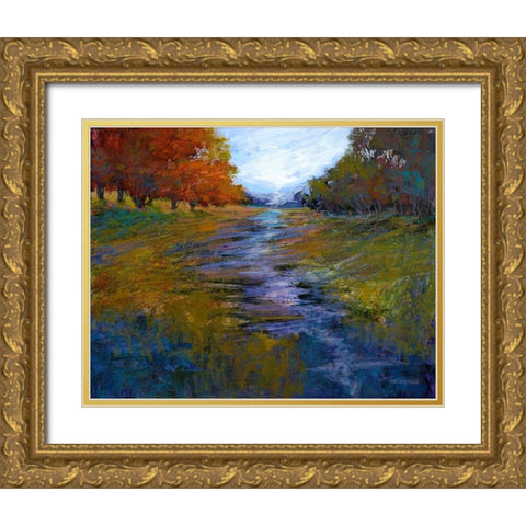 Tranquill Dreams IV Gold Ornate Wood Framed Art Print with Double Matting by Tienhaara, Michael