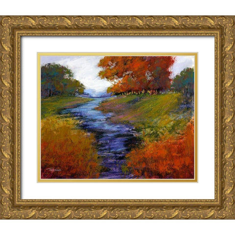 Tranquil Dreams I Gold Ornate Wood Framed Art Print with Double Matting by Tienhaara, Michael
