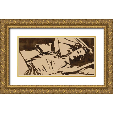 En Vogue Gold Ornate Wood Framed Art Print with Double Matting by Cooper, Andrew