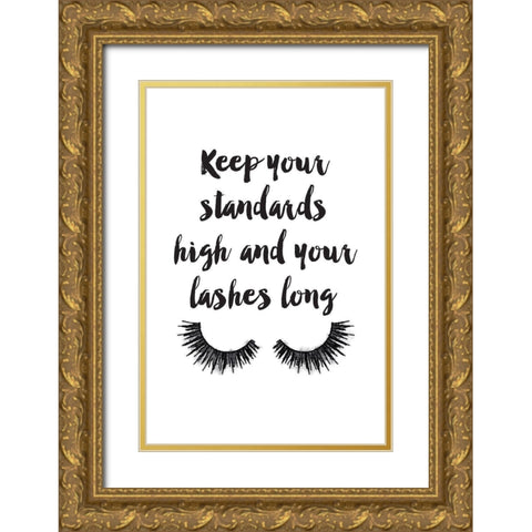 Lash Standards Gold Ornate Wood Framed Art Print with Double Matting by Greenwood, Amanda