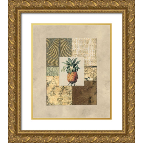 Colonial IV Gold Ornate Wood Framed Art Print with Double Matting by Weaver, Amy