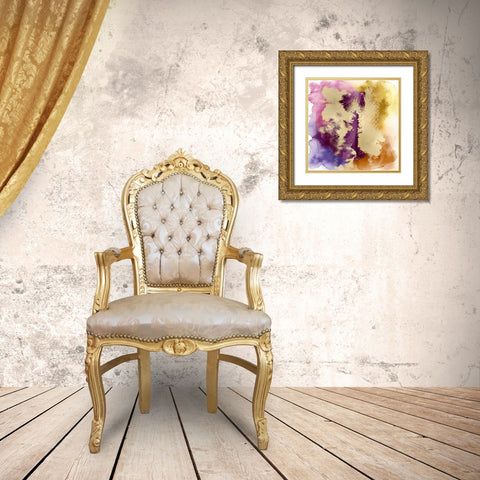 Magical Mist with Gold II Gold Ornate Wood Framed Art Print with Double Matting by Riley, Bella