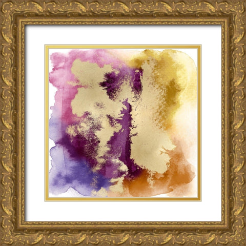 Magical Mist with Gold II Gold Ornate Wood Framed Art Print with Double Matting by Riley, Bella