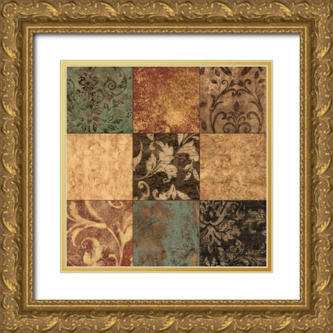 Luxe I Gold Ornate Wood Framed Art Print with Double Matting by Donovan, Chris