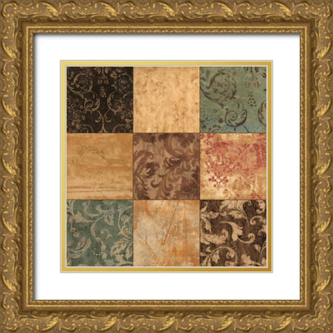Luxe II Gold Ornate Wood Framed Art Print with Double Matting by Donovan, Chris