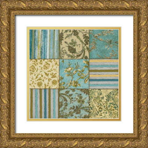 Acqua Dreams II Gold Ornate Wood Framed Art Print with Double Matting by Donovan, Chris