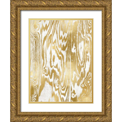 Golden Movement I Gold Ornate Wood Framed Art Print with Double Matting by Carson, Danielle