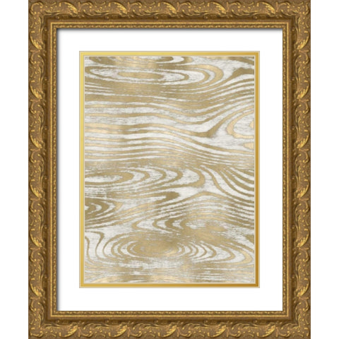 Movement III Gold Ornate Wood Framed Art Print with Double Matting by Carson, Danielle