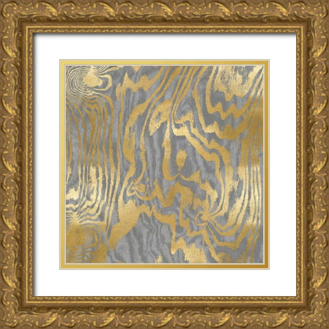 Variations II Gold Ornate Wood Framed Art Print with Double Matting by Carson, Danielle