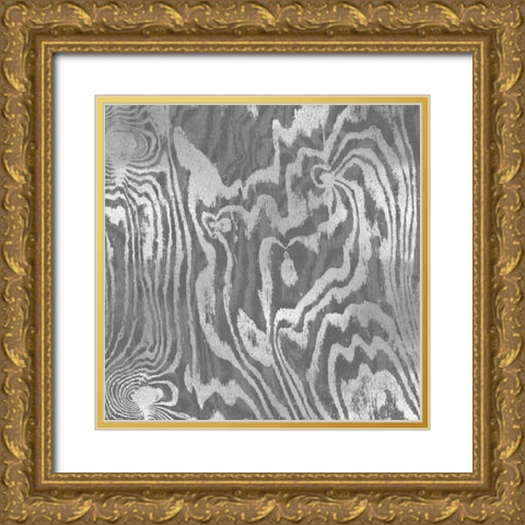 Silver Variations II Gold Ornate Wood Framed Art Print with Double Matting by Carson, Danielle