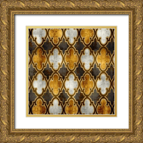 Global Inspiration II Gold Ornate Wood Framed Art Print with Double Matting by Roberts, Ellie
