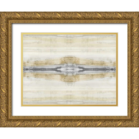 Symmetry I Gold Ornate Wood Framed Art Print with Double Matting by Roberts, Ellie