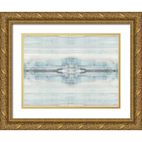 Symmetry II Gold Ornate Wood Framed Art Print with Double Matting by Roberts, Ellie