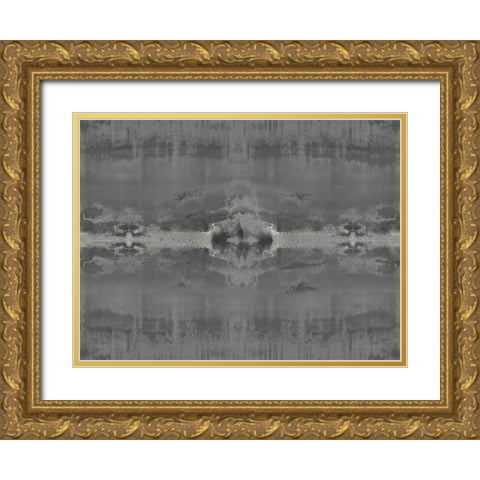 Symmetry IV Gold Ornate Wood Framed Art Print with Double Matting by Roberts, Ellie