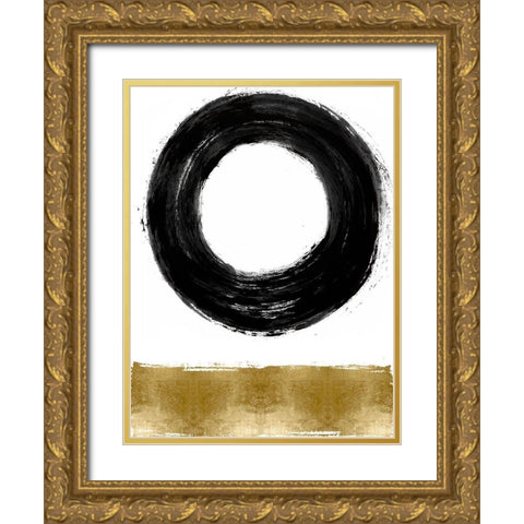 Gravitate I Gold Ornate Wood Framed Art Print with Double Matting by Roberts, Ellie