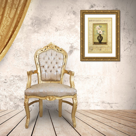 Umbrian Still Life I Gold Ornate Wood Framed Art Print with Double Matting by Moreau, Eduardo