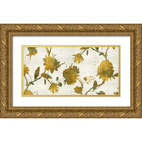 Patina on Gold Gold Ornate Wood Framed Art Print with Double Matting by Lange, Erin