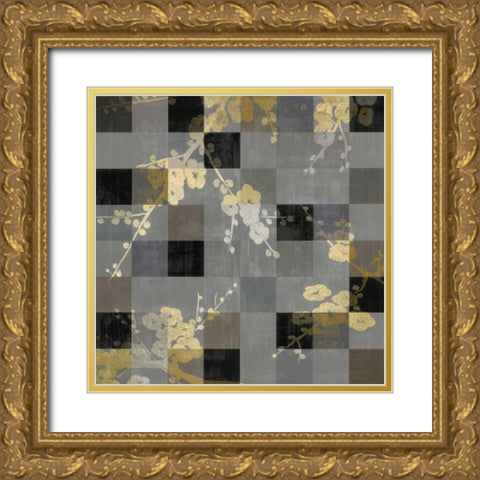 Blossoms Reflections I Gold Ornate Wood Framed Art Print with Double Matting by Lange, Erin