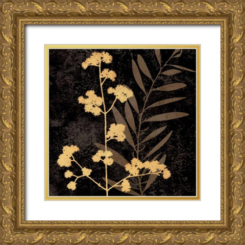 Noir I Gold Ornate Wood Framed Art Print with Double Matting by Lange, Erin