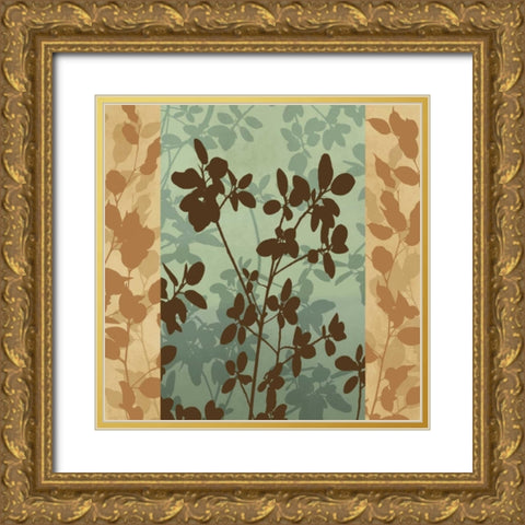 Mingle I Gold Ornate Wood Framed Art Print with Double Matting by Lange, Erin
