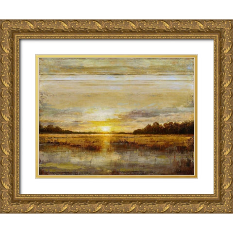Daybreak Gold Ornate Wood Framed Art Print with Double Matting by Turner, Eric