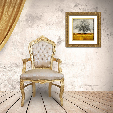 Majestic - Amber Gold Ornate Wood Framed Art Print with Double Matting by Turner, Eric