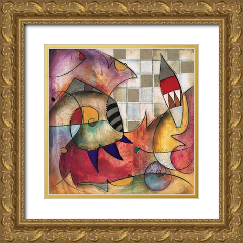 Primo I Gold Ornate Wood Framed Art Print with Double Matting by Waugh, Eric