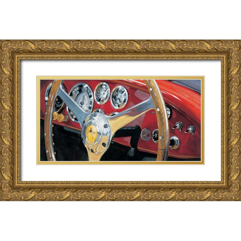 Gran Premio Gold Ornate Wood Framed Art Print with Double Matting by Brook, Francis