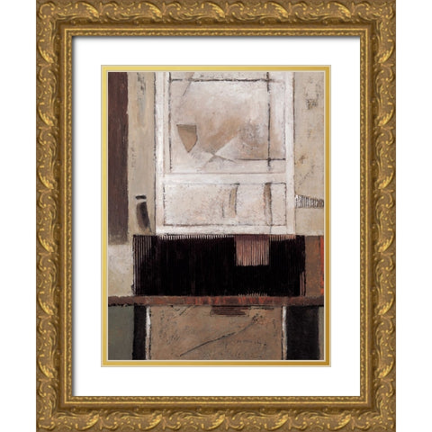 Characteristics II Gold Ornate Wood Framed Art Print with Double Matting by Taylor, Franklin