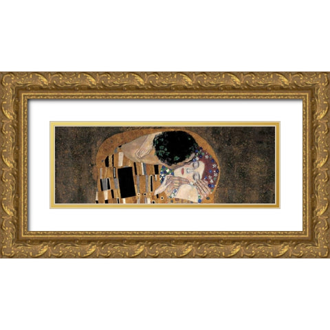 Il bacio Gold Ornate Wood Framed Art Print with Double Matting by Klimt, Gustav