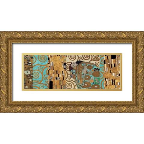 Klimt I 150th Anniversary - Fulfillment Gold Ornate Wood Framed Art Print with Double Matting by Klimt, Gustav