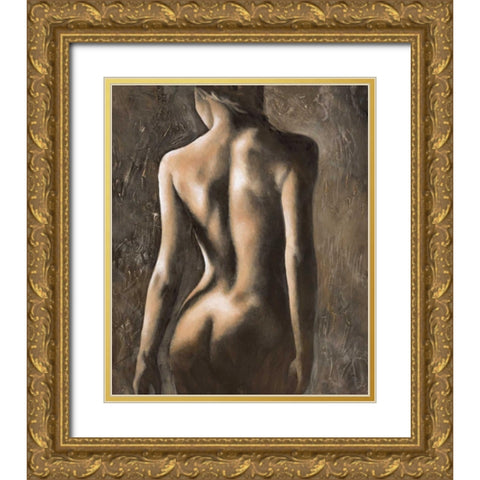 Femminilita I Gold Ornate Wood Framed Art Print with Double Matting by Mariani, Giorgio