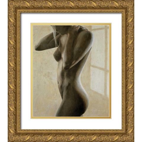 In penombra II Gold Ornate Wood Framed Art Print with Double Matting by Mariani, Giorgio
