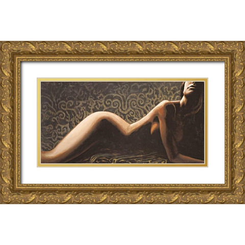 Baroque Gold Ornate Wood Framed Art Print with Double Matting by Mariani, Giorgio