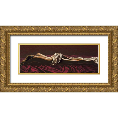 Incanto notturno Gold Ornate Wood Framed Art Print with Double Matting by Mariani, Giorgio