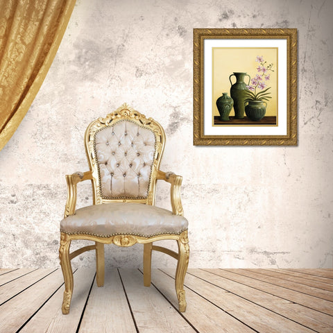 Interior Setting I Gold Ornate Wood Framed Art Print with Double Matting by Brighton, Grace