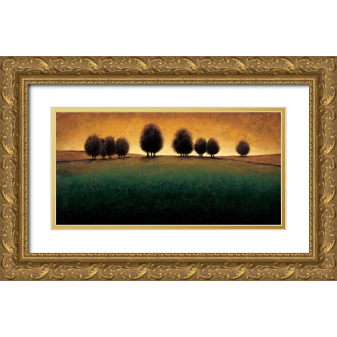 Incandescence Gold Ornate Wood Framed Art Print with Double Matting by Williams, Gregory