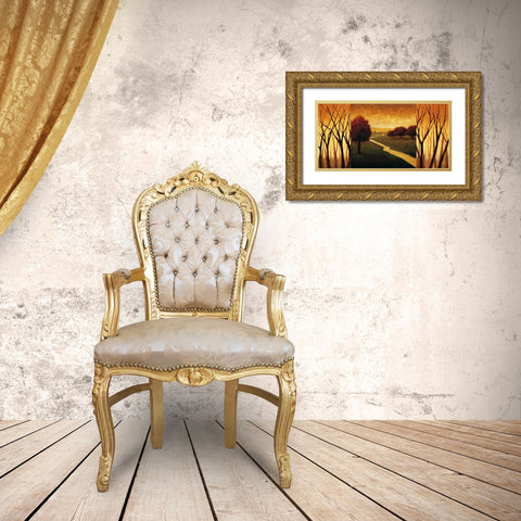 Awakening Gold Ornate Wood Framed Art Print with Double Matting by Williams, Gregory