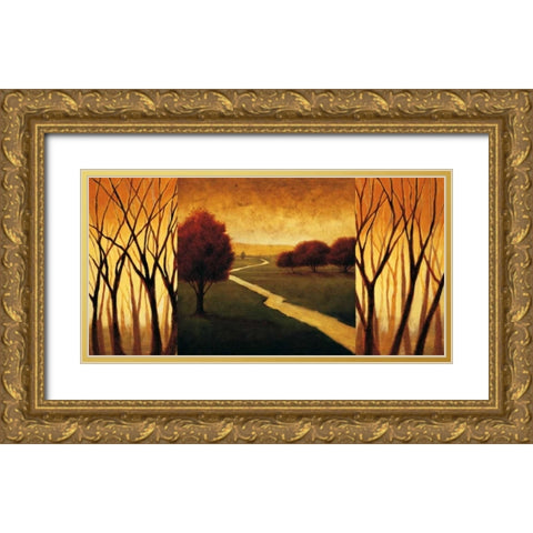 Awakening Gold Ornate Wood Framed Art Print with Double Matting by Williams, Gregory