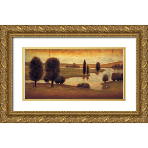 Take me to the River II Gold Ornate Wood Framed Art Print with Double Matting by Williams, Gregory