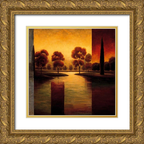 The Break of Dawn II Gold Ornate Wood Framed Art Print with Double Matting by Williams, Gregory