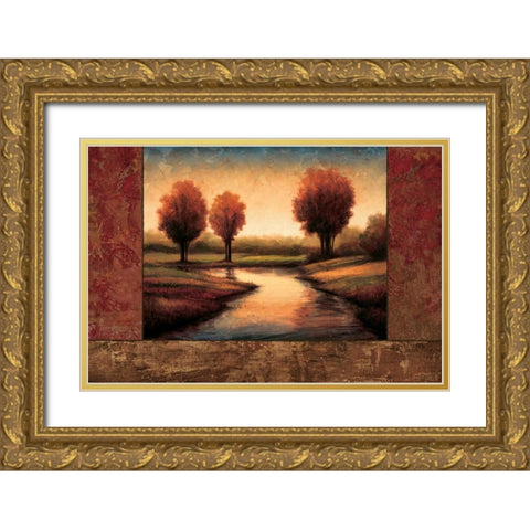 Daybreak I Gold Ornate Wood Framed Art Print with Double Matting by Williams, Gregory