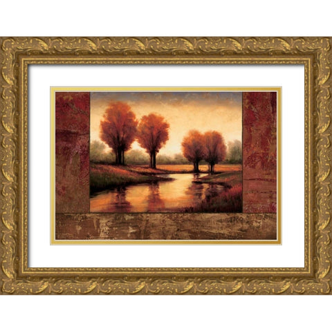 Daybreak II Gold Ornate Wood Framed Art Print with Double Matting by Williams, Gregory